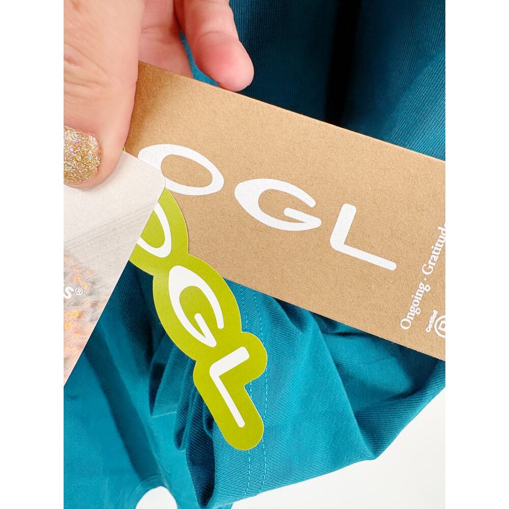 OGL Top Size L NEW Eco-SkinKiss Multi-wear Versatile Necklines Brami Top Blue - Picture 2 of 10